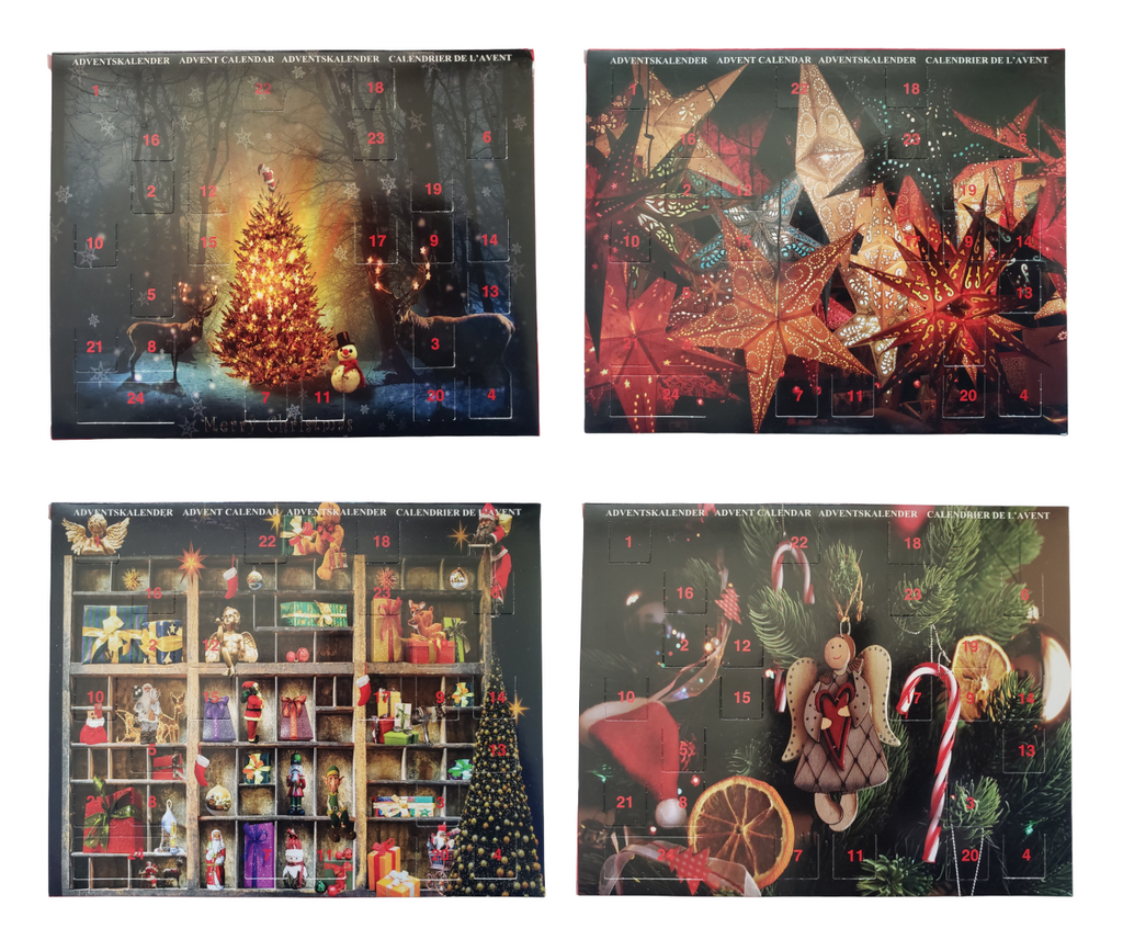 Adventskalender met 24 echte geslepen edelstenen