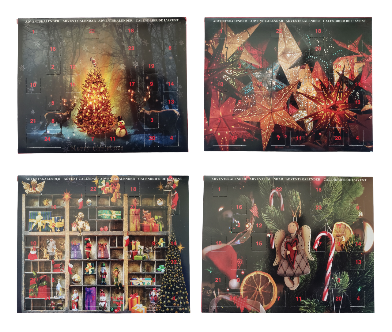 Adventskalender met 24 echte geslepen edelstenen