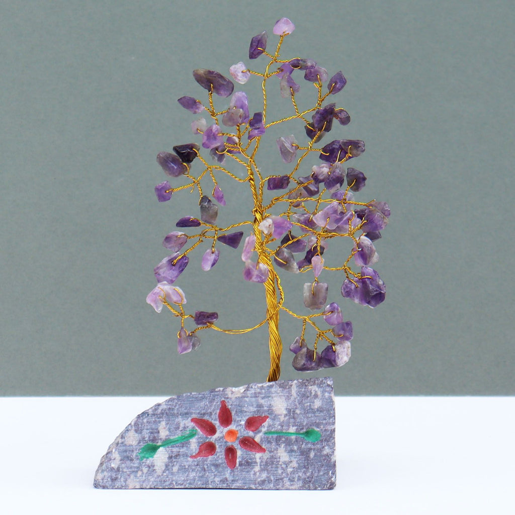 Amethyst Gemstone Tree - 80 Stones