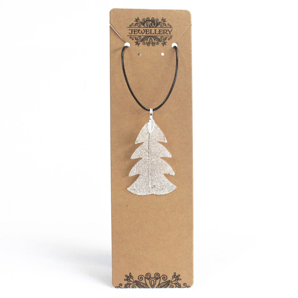 Necklace - Festive Fir - Silver