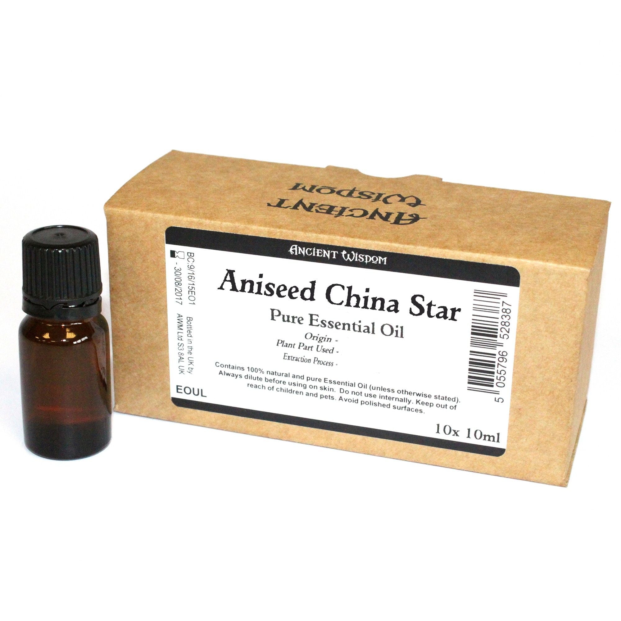 10x 10ml Anised China Star Essential Oil Unlabelled