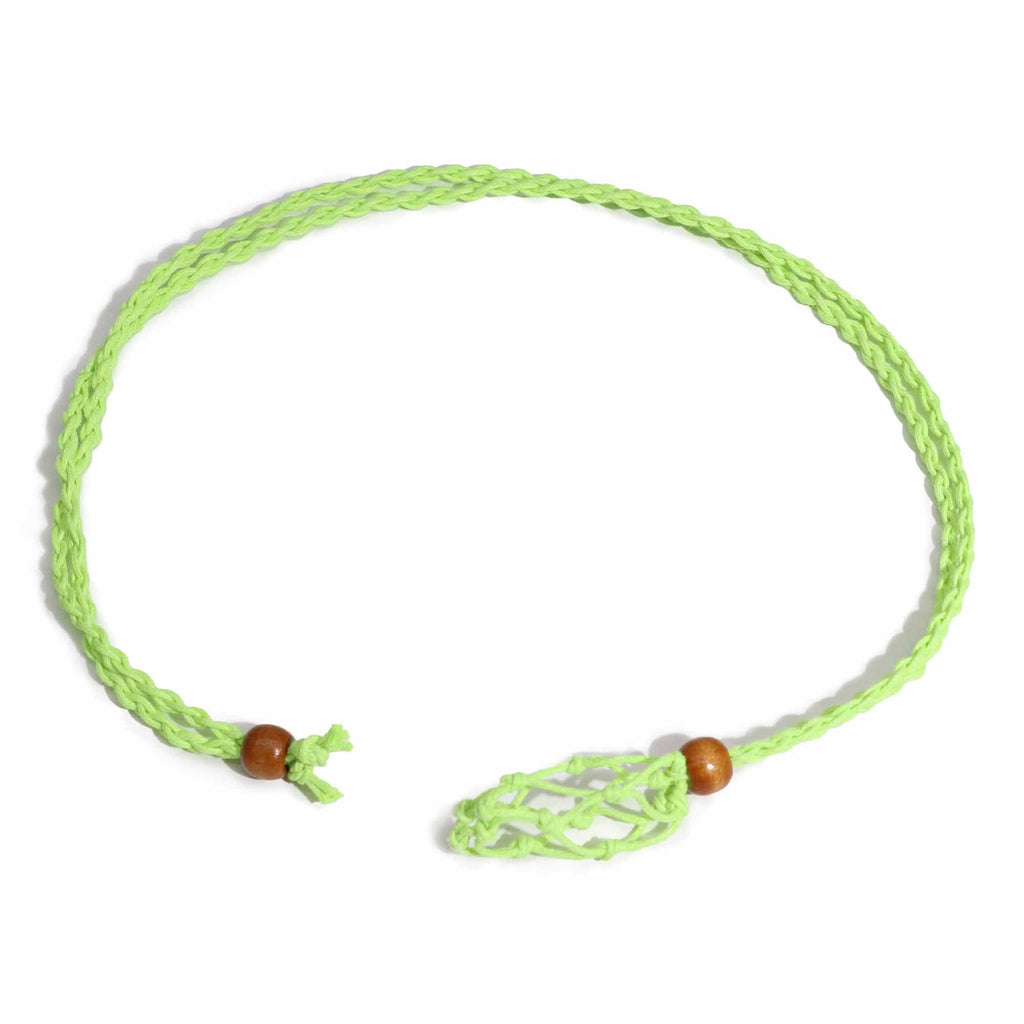 Crystal Gemstone Necklace Cord 45cm/18inch - Green