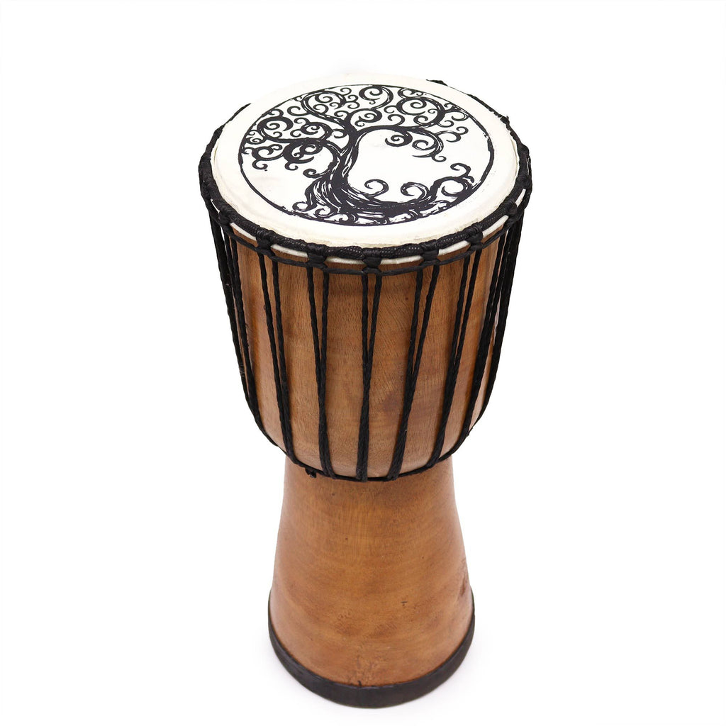 Handgemaakte djembe met brede bovenkant - 40 cm