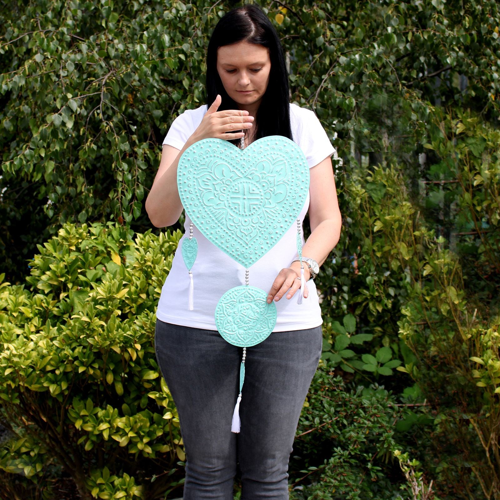 Aluminum Mobile - Hearts