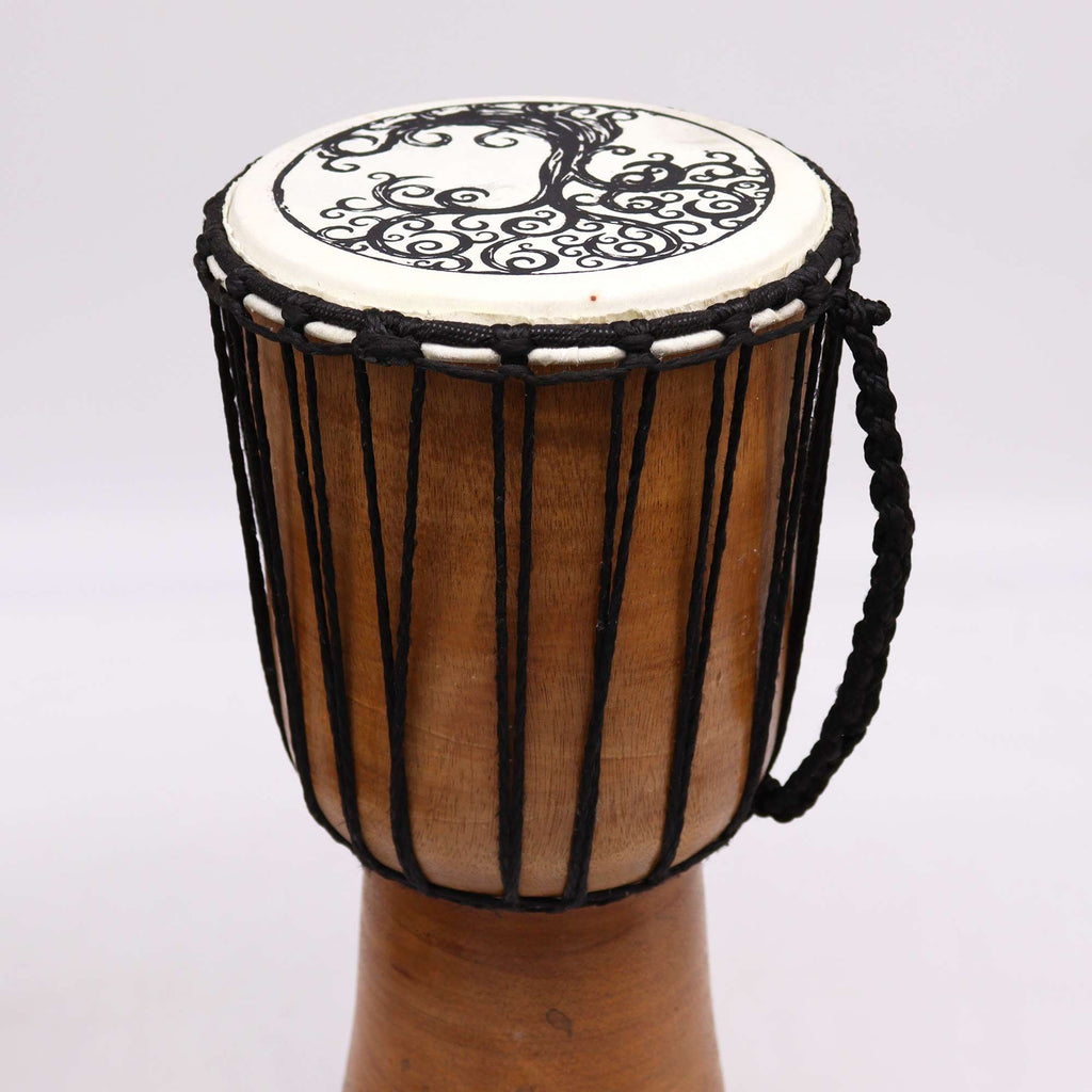 Handgemaakte djembe met brede bovenkant - 40 cm