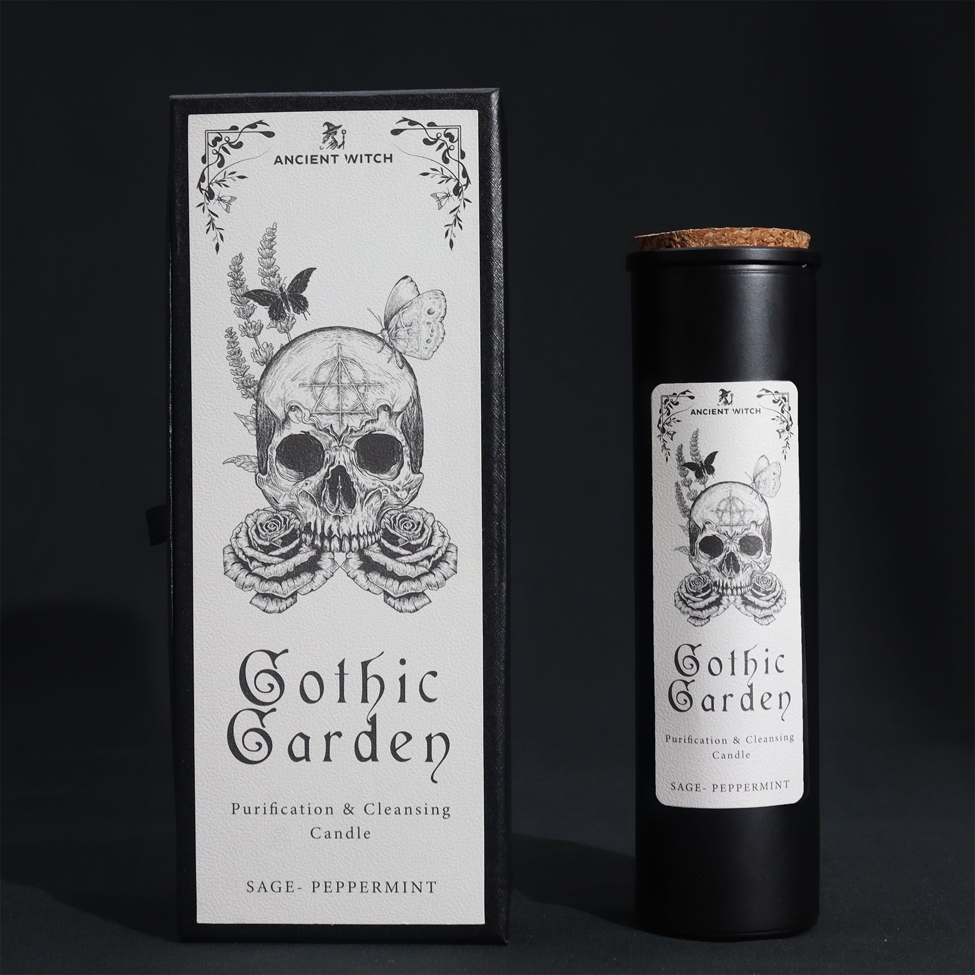 Ancient Witch Purification Candles - Gothic Garden