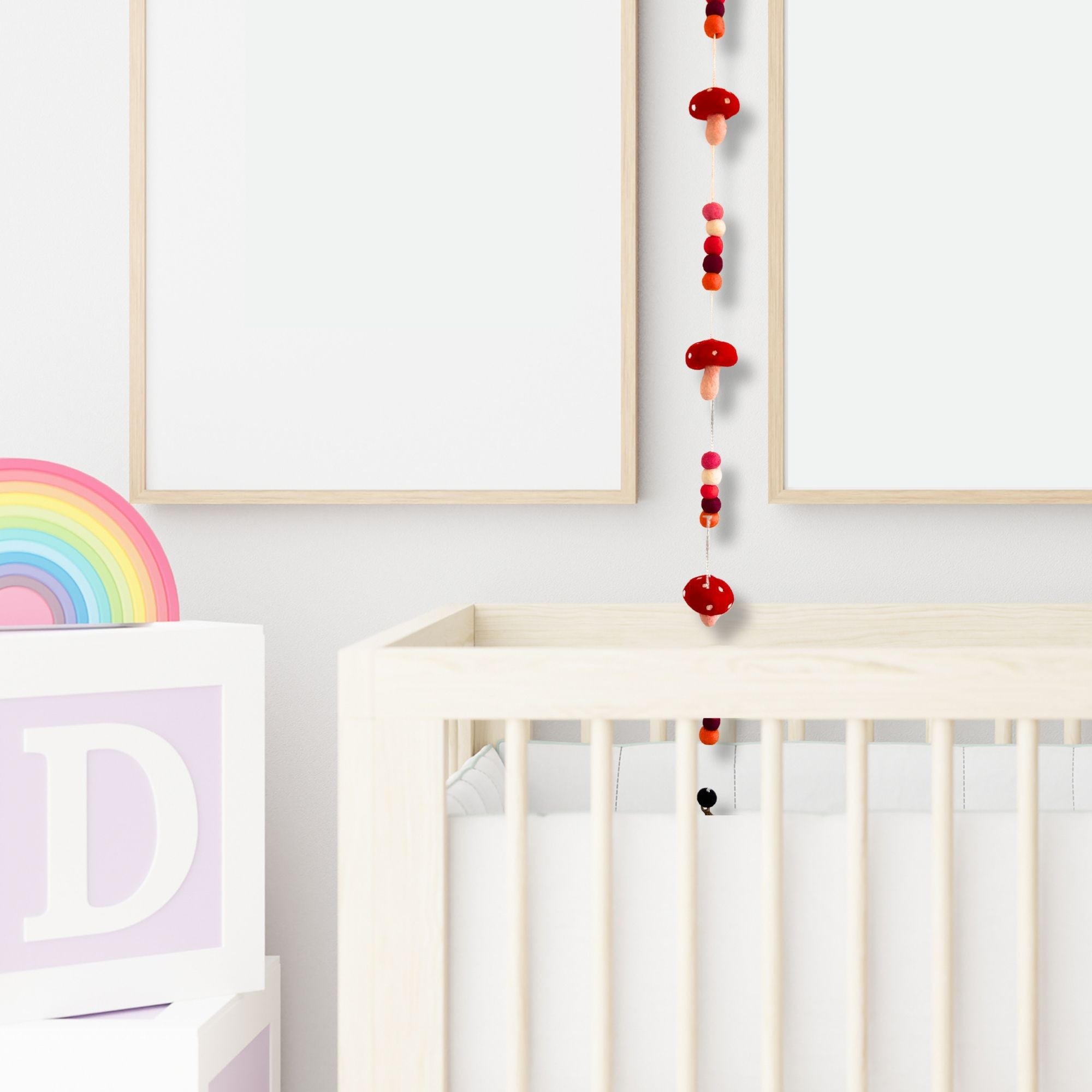 Felt Wall Hanging - Redtop Mushrooms