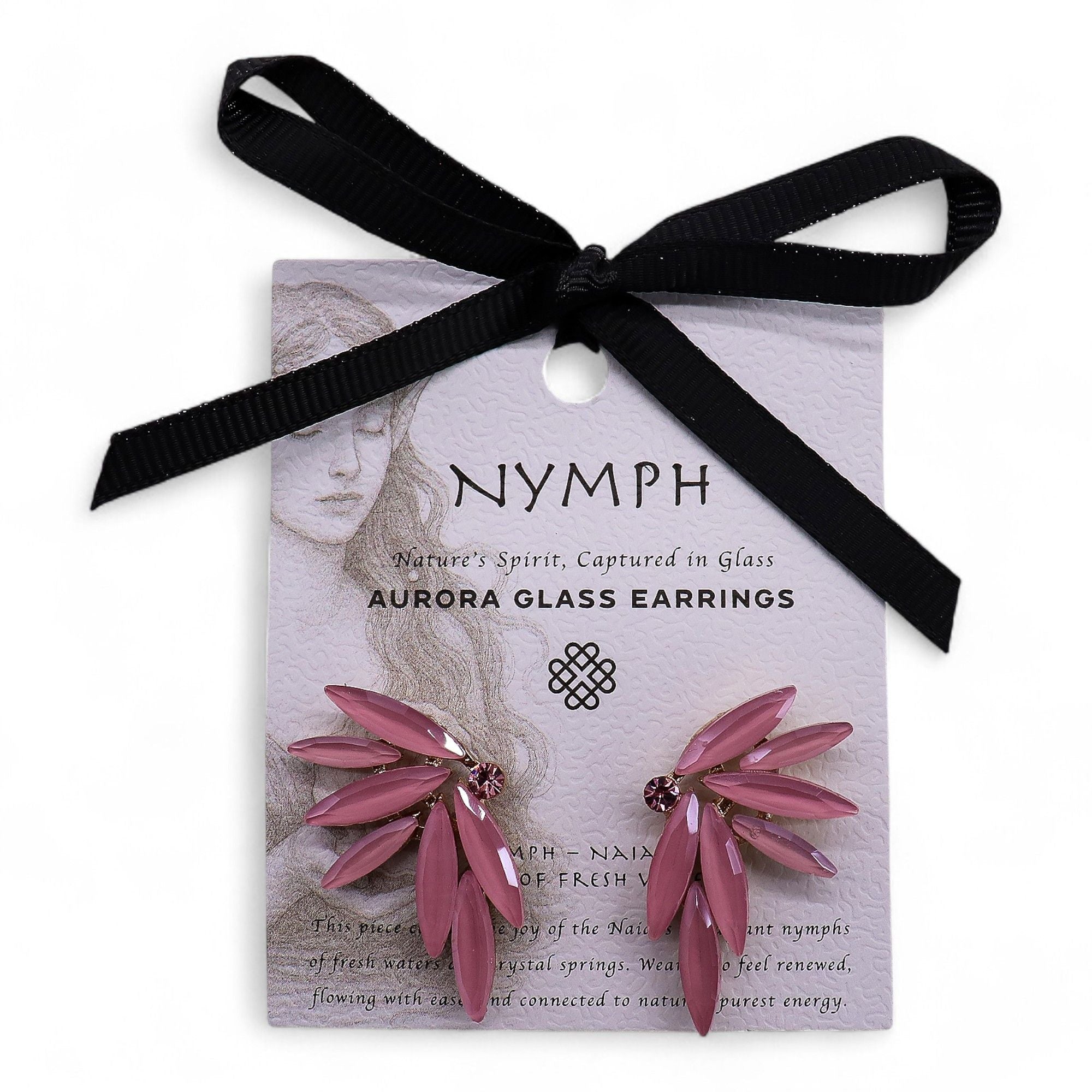 Soft Pink - Vintage Glass - Faries - Earrings