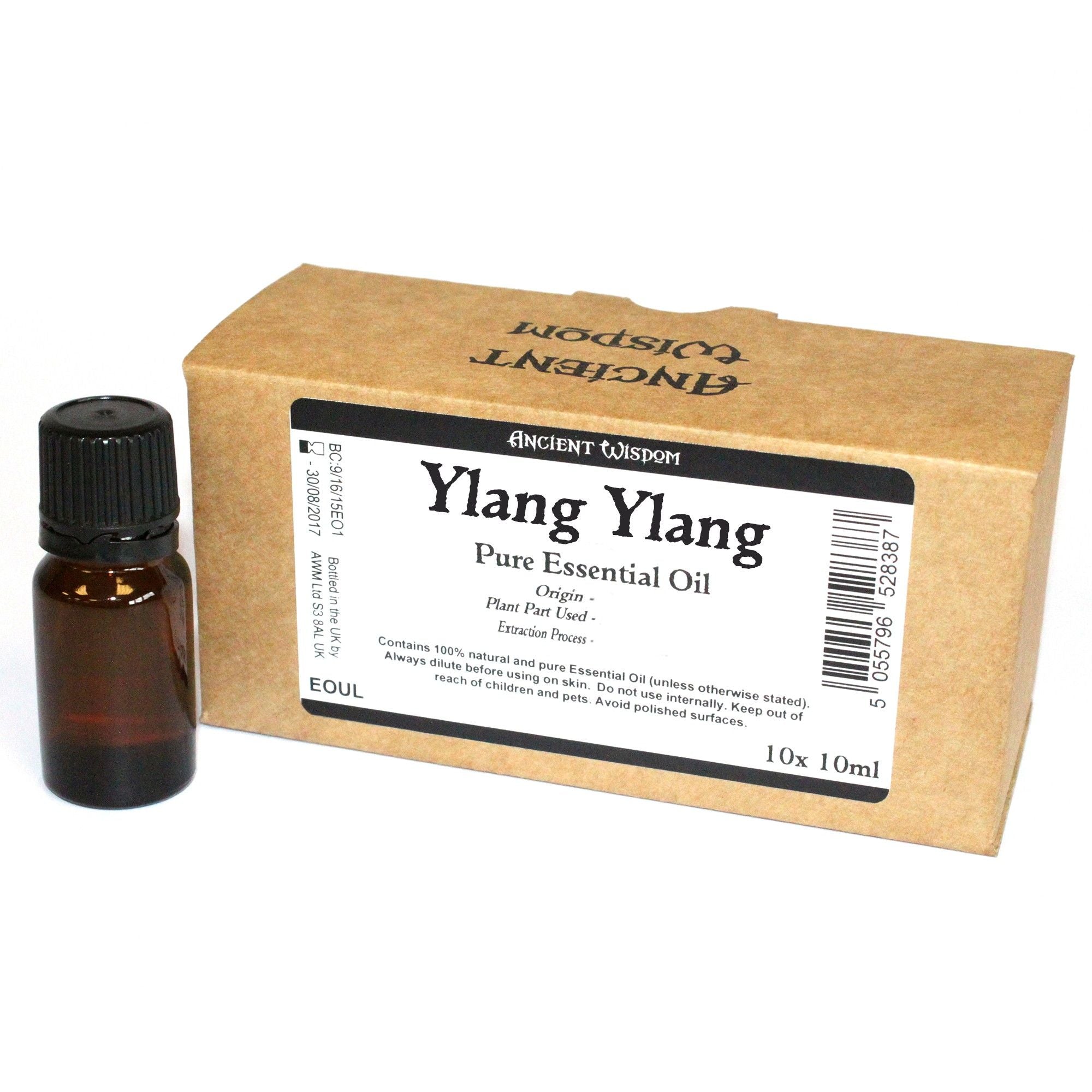 10x 10ml Ylang Ylang I Essential Oil Unlabelled