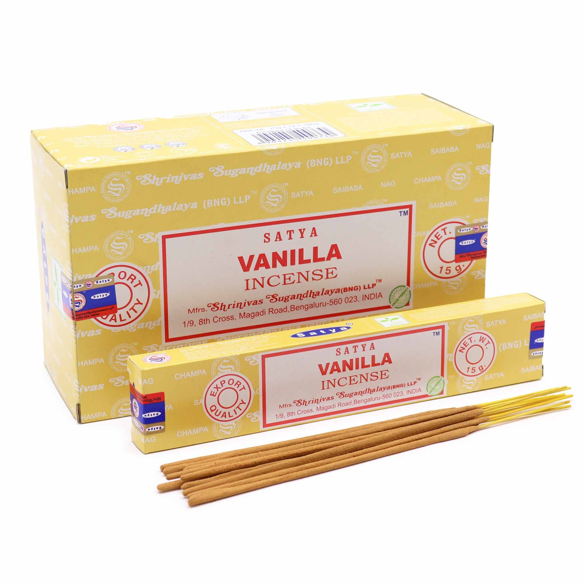 Satya Incense 15gm - Vanilla