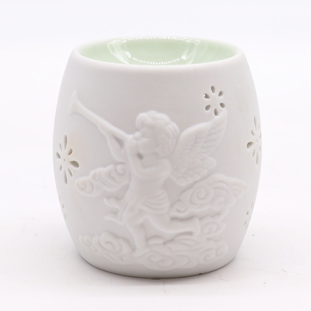 1X Cherubs Oil Burner - Assorted Design 4 Colours