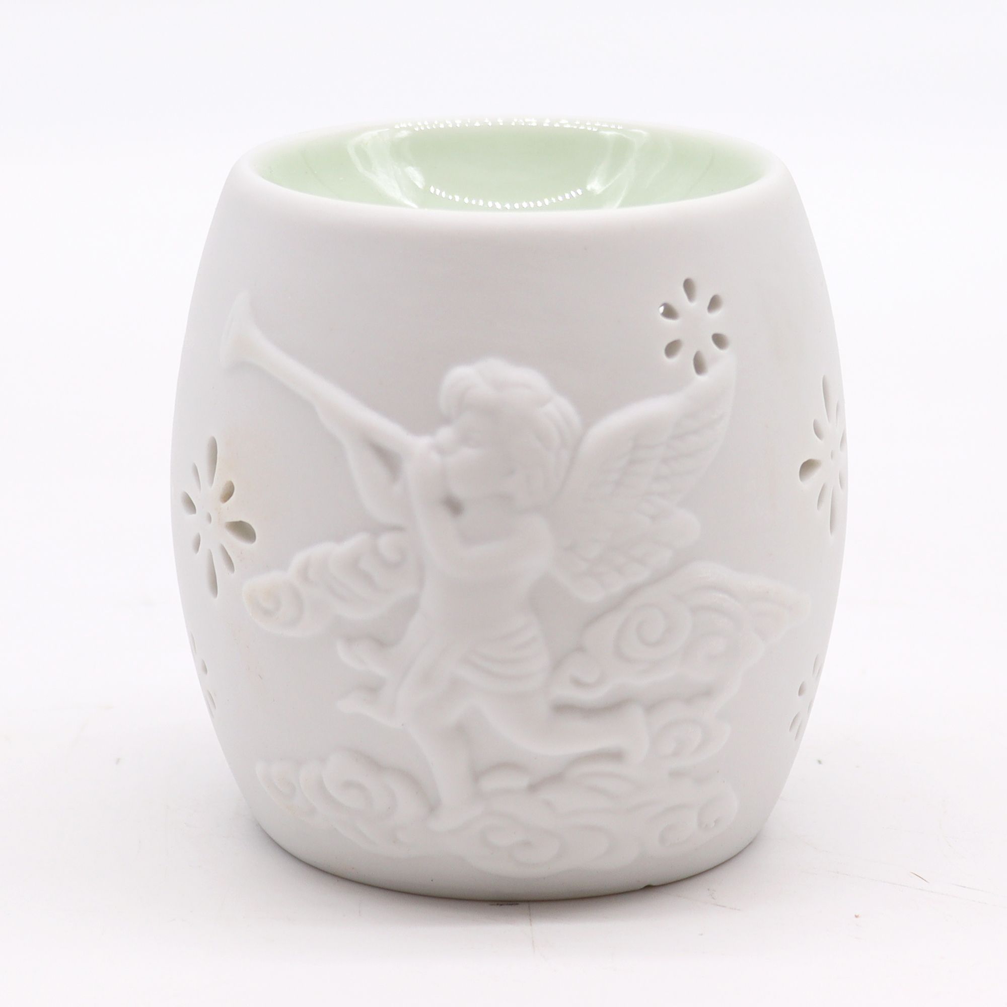 1X Cherubs Oil Burner - Assorted Design 4 Colours