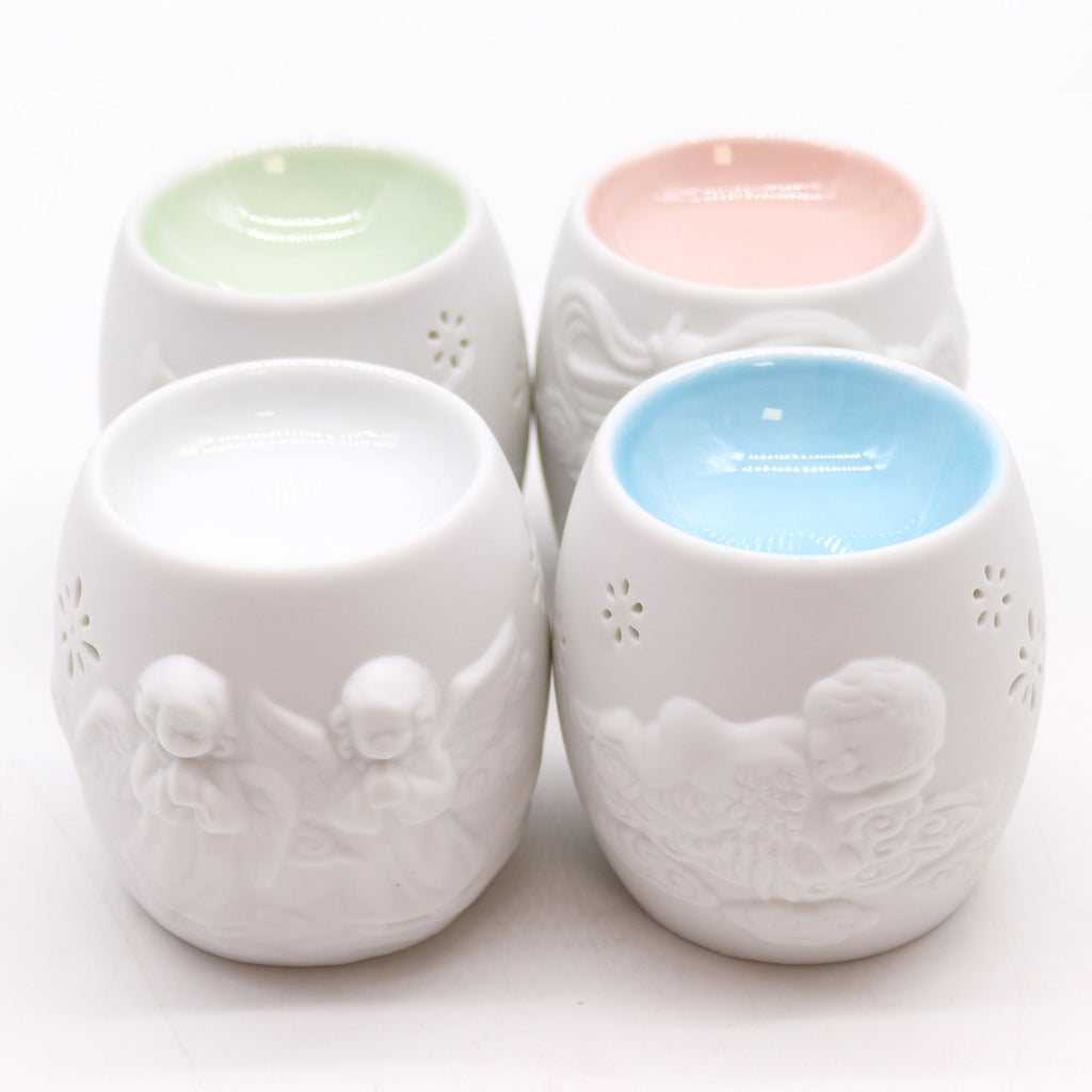 1X Cherubs Oil Burner - Assorted Design 4 Colours