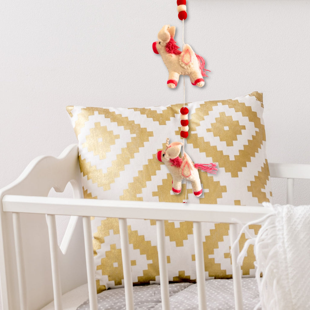 Felt Wall Hanging - Unicorns