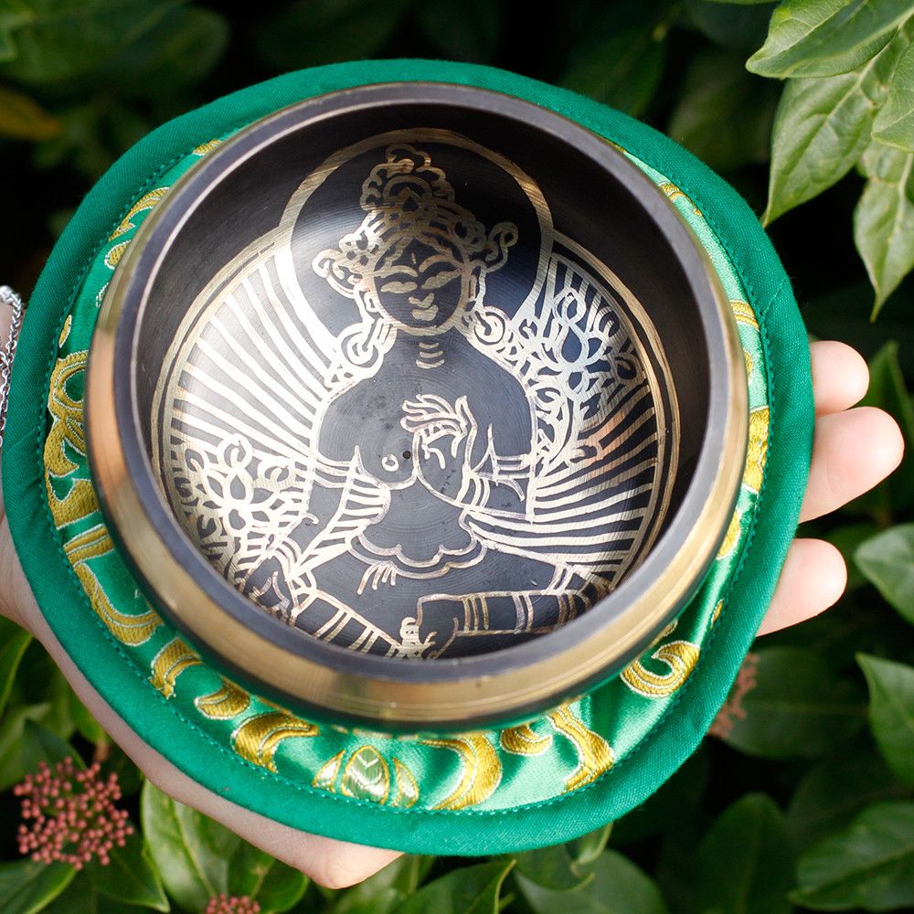 Groene Tara klankschaalset 10 cm (min. 380 g)