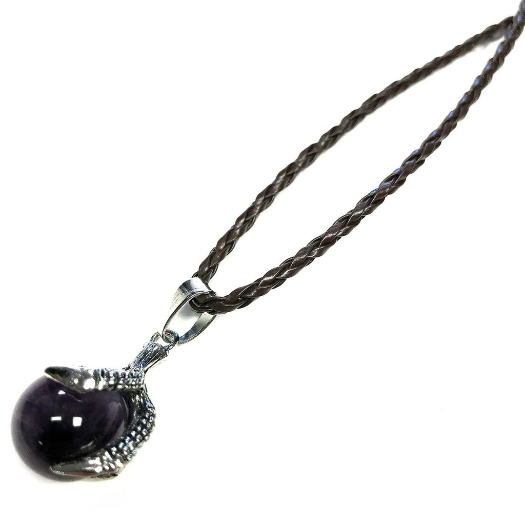 Small Dragon Claw Pendent - Amethyst