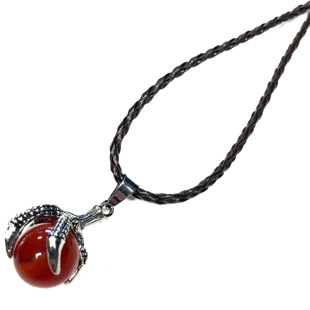Small Dragon Claw Pendent - Carnelian