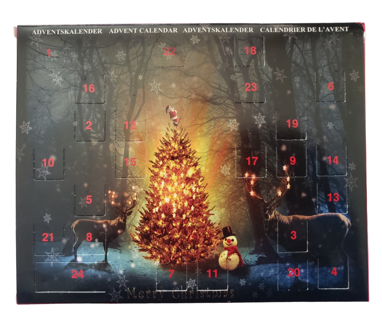 Adventskalender met 24 echte geslepen edelstenen